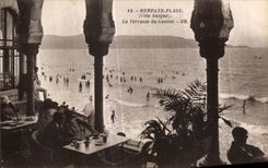 CPA Hendaye Beach the Terrace of the Casino
