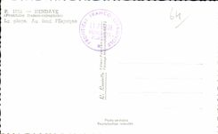 CPA Hendaye the Beach At the bottom I Spain