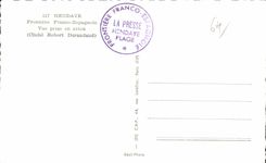 CPA Hendaye Free Spanish Border Seen from in the plane