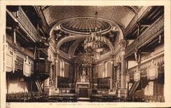 CPA Cambo Les Bains Interior of church