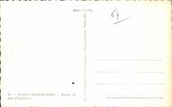 CPA St Jean Foot of Port street Spain