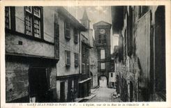 CPA St Jean Foot of Port Church seen of the Street of the Citadel