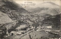 CPA the Pyrenees Route of Luz has Gavarnie Gedre Panoramic View