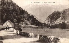 CPA Bareges the Road of Luz