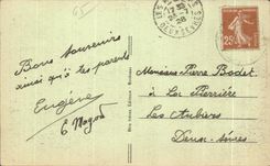 CPA Bareges the Road of Luz