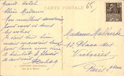 CPA Capvern (Htes the Pyrenees) Park of the Refreshment bar