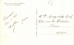 CPA the Peak of Ger Seen of the Collar Aubisque Sheep Sheep