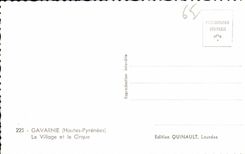 CPA Gavarnie (Hautes Pyrenees) Le Village et le Cirque