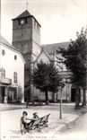 CPA Tarbes L Eglise Saint Jean Enfants