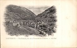 CPA Cauterets View taken of the Walk of Raillere