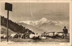 CPA Plate Of the Collar Aspin Seen Towards Payolle And the Peak Of the South Shepherds Dog