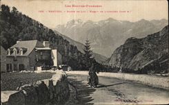 CPA Les Hautes Pyrenees Bareges Route De Luz Massif De L Ardiden