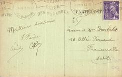 CPA Les Pyrenees Route de Pierrefitte a Luz Le Tunnel Train