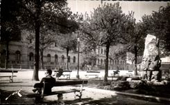 CPA Bagneres de Bigorre Thermal baths the Soubies Monument