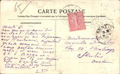 CPA Lourdes La Procession du T S Sacrement