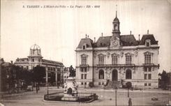 CPA Tarbes L Hotel de Ville La Poste