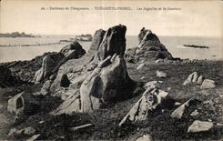CPA Environs de Plougasnou Tregastel Primel Les Aiguilles et le Guetteur