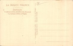 CPA Bretagne Plougastel Daoulas (Finistere) Le Calvaire et I Eglise