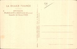 CPA Bretagne Plougastel Daoulas (Finistere) Ensemble du Calvaire