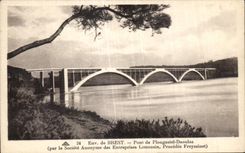 CPA de Brest Pont de Plougastel Daoulas (par la Societe Anonyme des Entreprises Limousin Procedes Freyssinet)