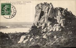 CPA Environs de Brest Plougastel Rochers de I Imperatrice