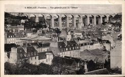CPA Morlaix (Finistere) Vue generale prise du Chateau