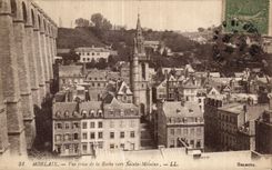 CPA Morlaix Vue prise de la Roche vers Sainte Melaine