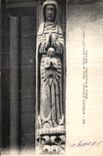 CPA Morlaix (Finistere) Statue de Sainte Anne (XV siecle) Maison Grande Rue