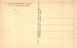 CPA Saint Thegonnec (Finistere) Autel de Saint Joseph