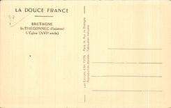 CPA Bretagne St Thegonnec (Finistere) L Eglise (XVII siecle)