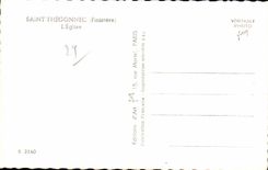 CPA Saint Thegonnec (Finistere) L Eglise