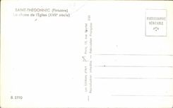 CPA Saint Thegonnec (Finistere) La chaire de I Eglise (XVII siecle)