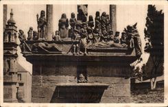 CPA Saint Thegonnec (Finistere) Details du Calvaire