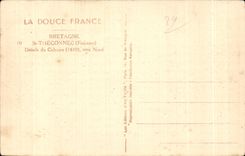 CPA Saint Thegonnec (Finistere) Details du Calvaire