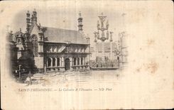 CPA Saint Thegonnec Le Calvaire I Ossuaire