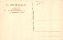 CPA Bretagne St Thegonnec (Finistere) Le Calvaire detail