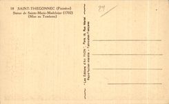 CPA Aint Thegonnec (Finistere) Statue de Sainte Marie Madeleine (Mise au Tombeau)