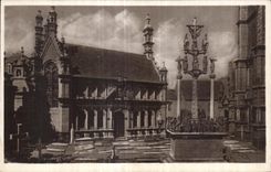 CPA Saint Thegonnec Le Calvaire et I Ossuaire