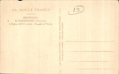 CPA Bretagne St Thegonnec (Finistere) L Eglise (XVI siecle) Facade et Porche