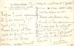 CPA Saint Thegonnec (Finistere) Facade laterale et Calvaire