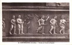 CPA Saint Thegonnec (Finistere) Retable de I Autel du Rosaire