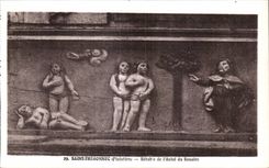 CPA Saint Thegonnec (Finistere) Retable de I Autel du Rosaire