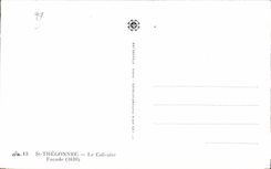 CPA Saint Thegonnec La Calvaire Facade