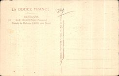 CPA Bretagne St Thegonnec (Finistere) Details du Calvaire cote Nord