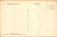 CPA Saint Thegonnec Le Clocher Et L Arc De Triomphe