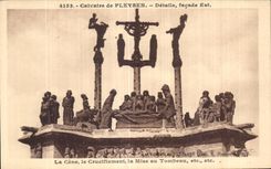 CPA Calvaire of Pleyben Details frontage Is