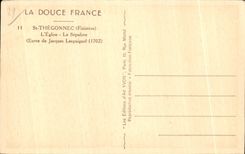 CPA St Thegonnec (Finistere) L Eglise Le Sepulcre (Oeuvre de Jacques Lespaignol)