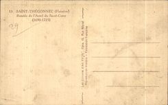 CPA Saint Thegonnec (Finistere) Retable de I Autel du Sacre Coeur