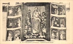 CPA Saint Thegonnec (Finistere) Triptyque de la Vierge