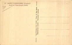 CPA Saint Thegonnec (Finistere) Autel de Saint Joseph